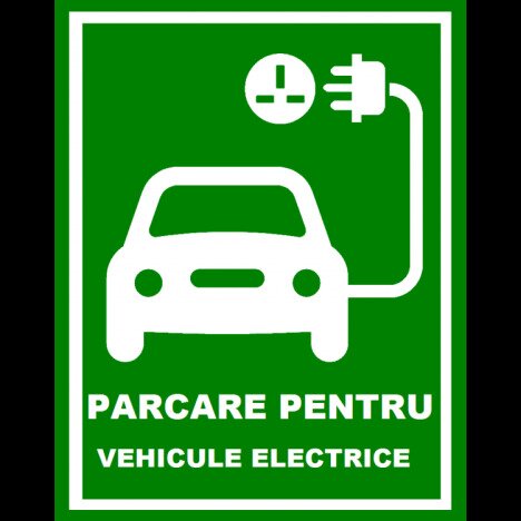 Placuta parcare pentru vehicule electrice