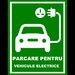 Placuta parcare pentru vehicule electrice